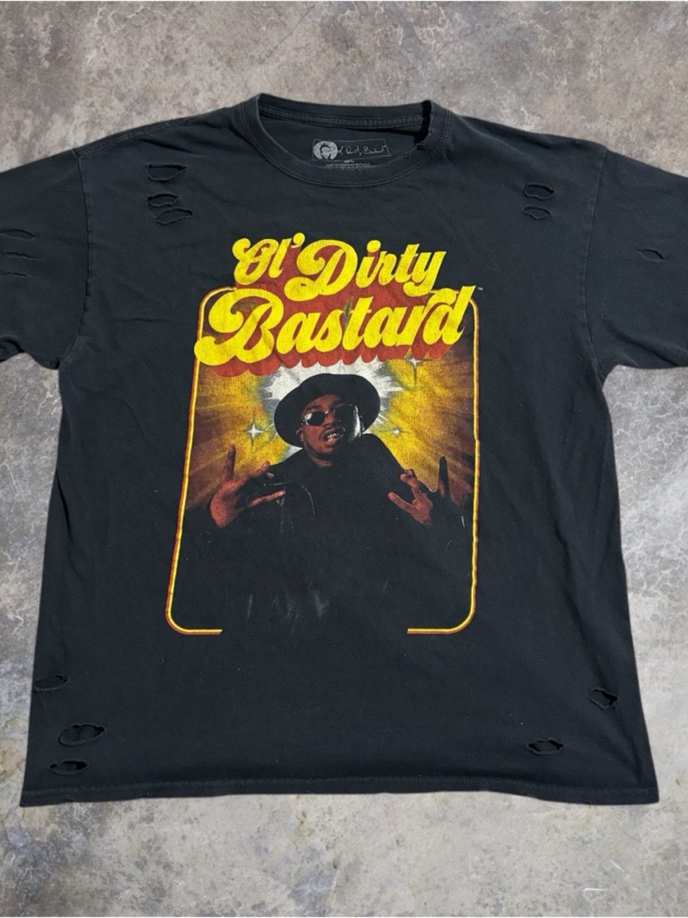 Ol' Dirty Bastard Graphic Tee - Black